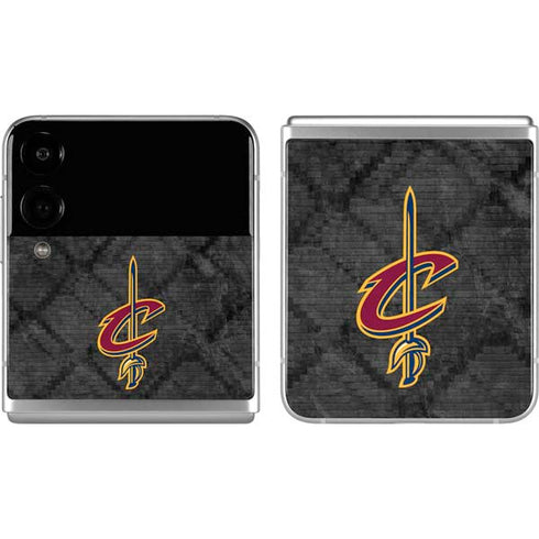 NBA Cleveland Cavaliers Dark Rust Galaxy Z Flip4 5G Skin